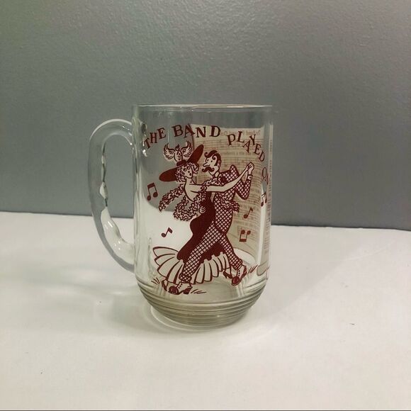 vintage hazel atlas old time music clear beer mugs 5 inch 3 included - Picture 6 of 9